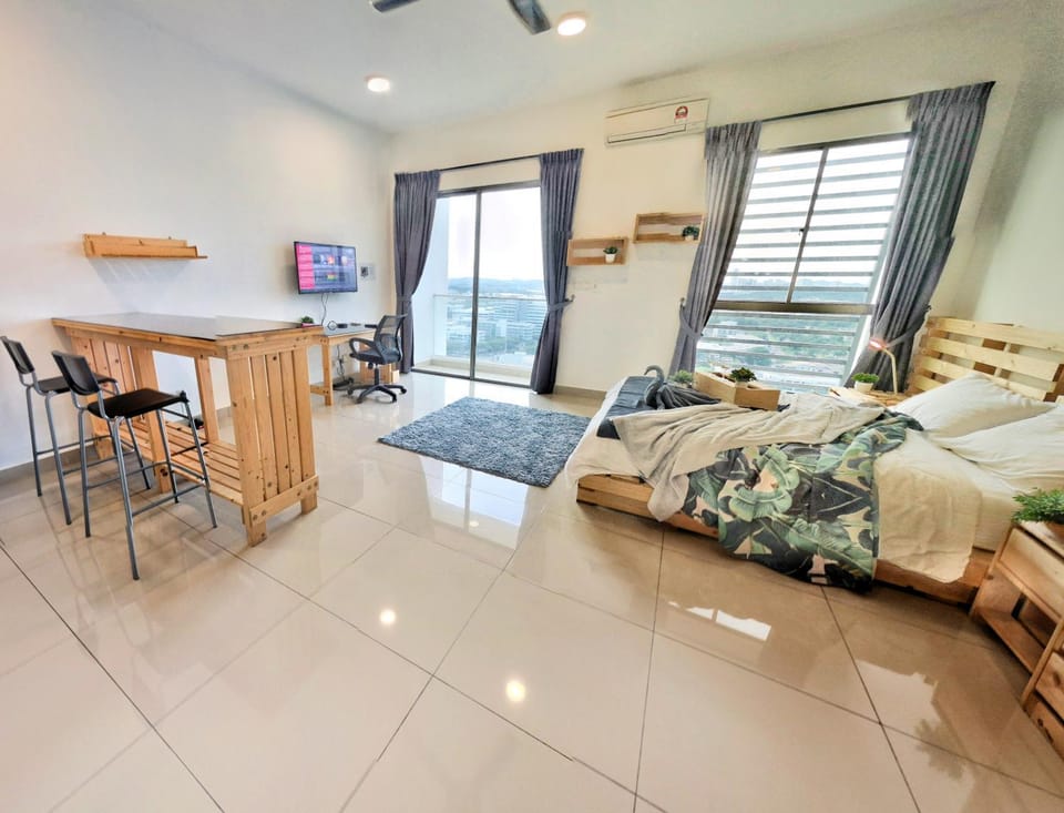 Bed, Living room