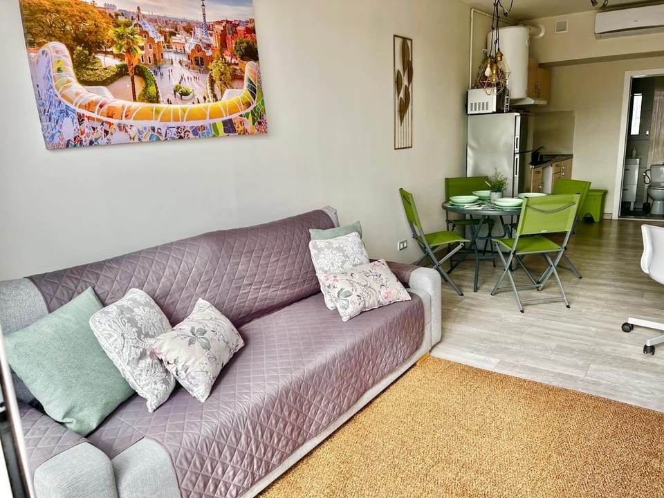 Living room, air conditioner
