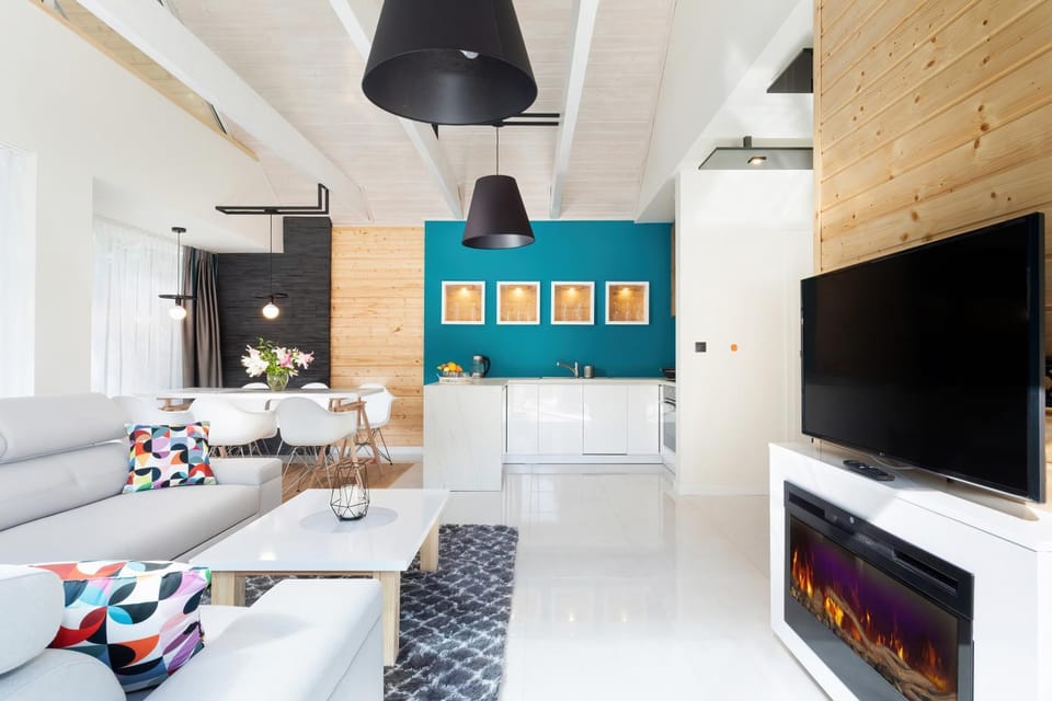 TV and multimedia, Kitchen or kitchenette, Living room, Dining area