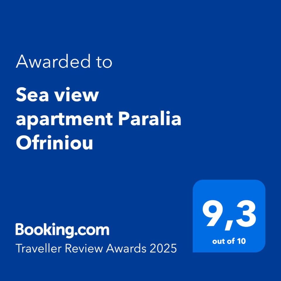 Paralia Ofriniou Sea view apartment Apartment in Decentralized Administration of Macedonia and Thrace