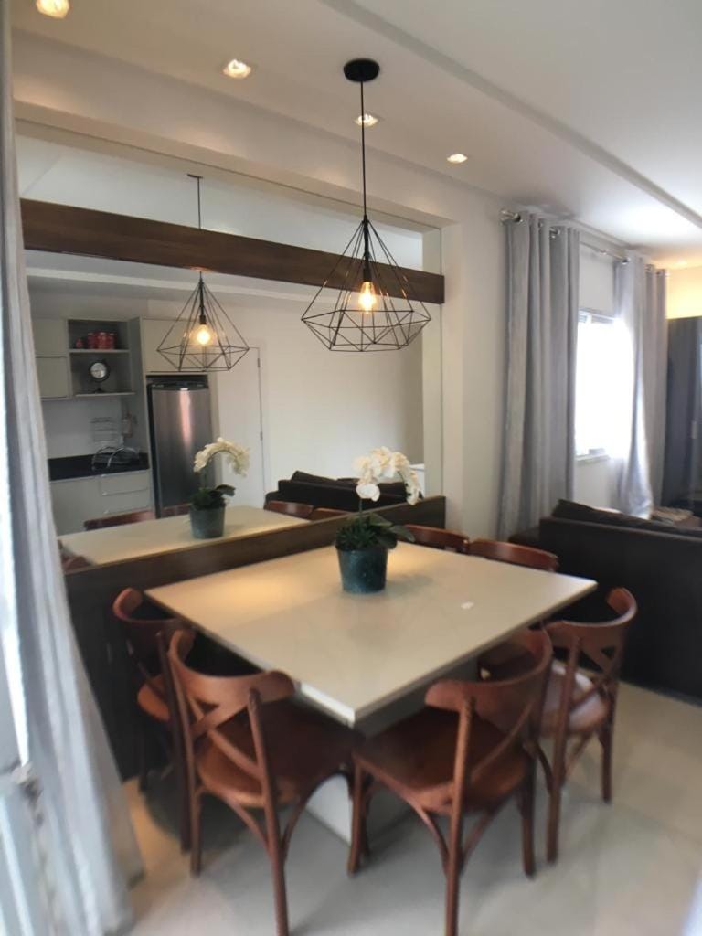 Apto familiar, 150mts do mar, completo e aconchegante em Palmas Apartment in Florianopolis