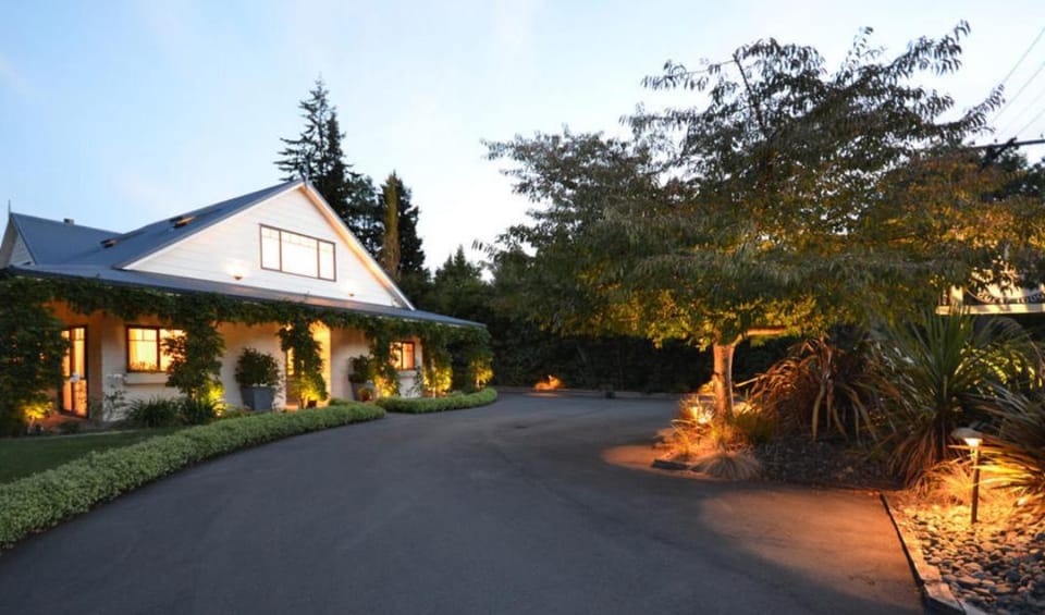 Property building, Sunset