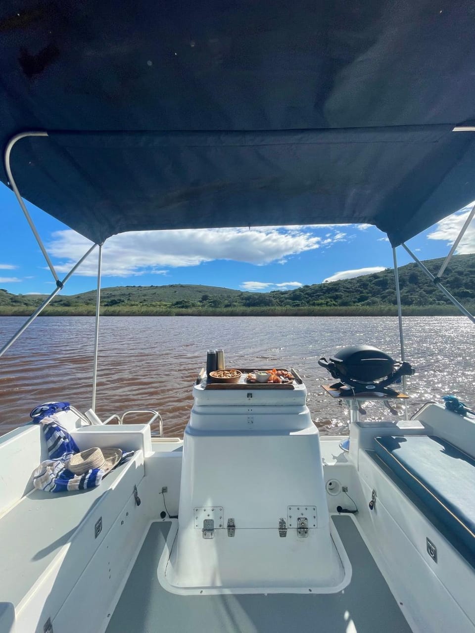 Houseboats - Living The Breede - Valid Skippers License compulsory Docked boat in Western Cape