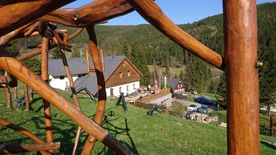 Property building, Spring, Natural landscape, Children play ground, Mountain view