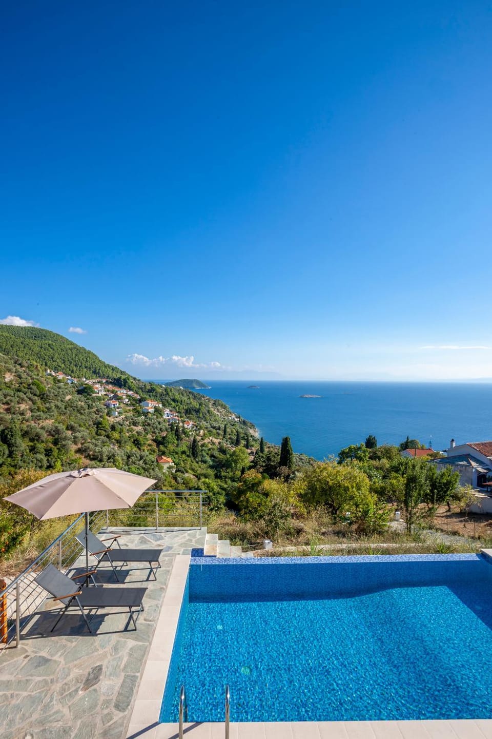 Pool view, Sea view, Swimming pool