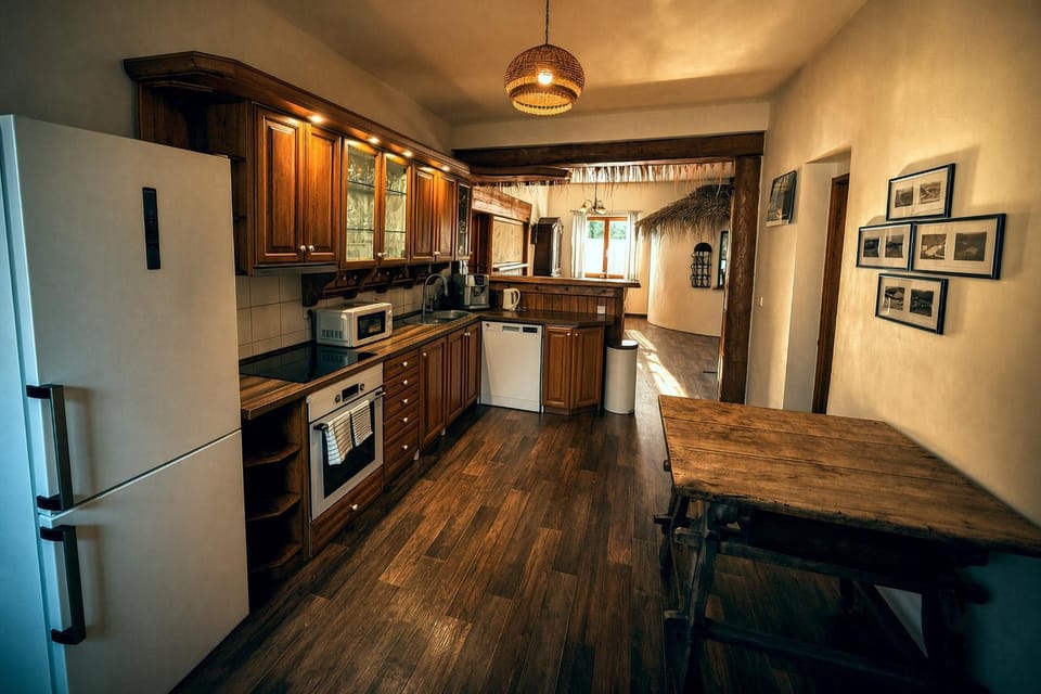 Kitchen or kitchenette, oven, stove, kitchen