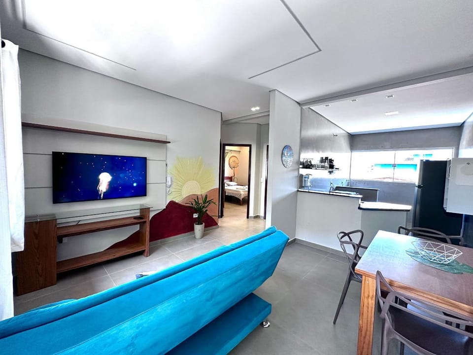 Apto Funcional próximo a Orla do Centro HS4 Apartment in Ubatuba