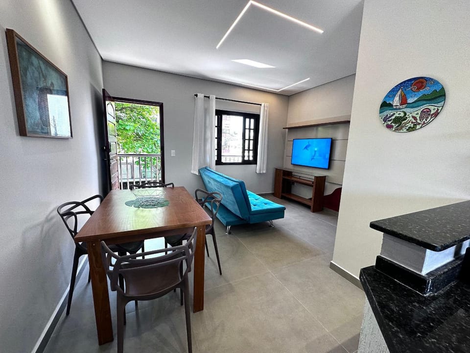 Apto Funcional próximo a Orla do Centro HS4 Apartment in Ubatuba