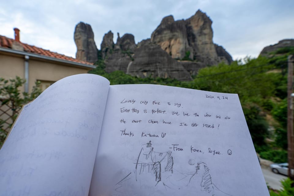 The house under the rocks of Meteora 1 Apartment in Kalabaka