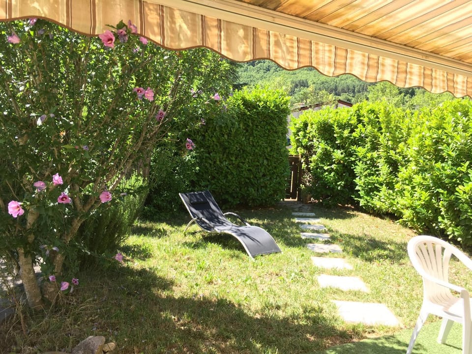 Property building, Garden view
