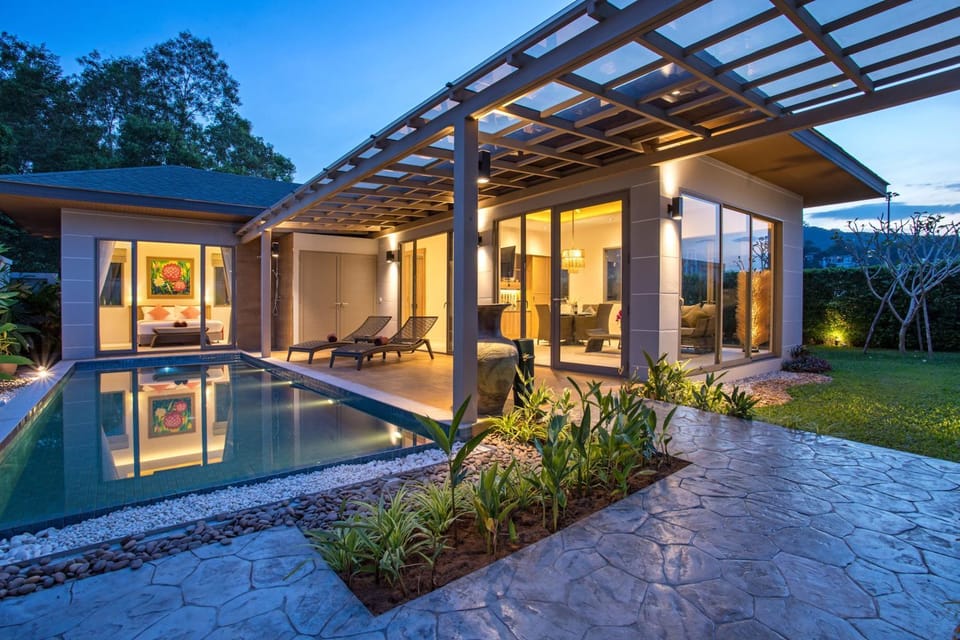 Property building, Patio, Garden, Swimming pool, Swimming pool