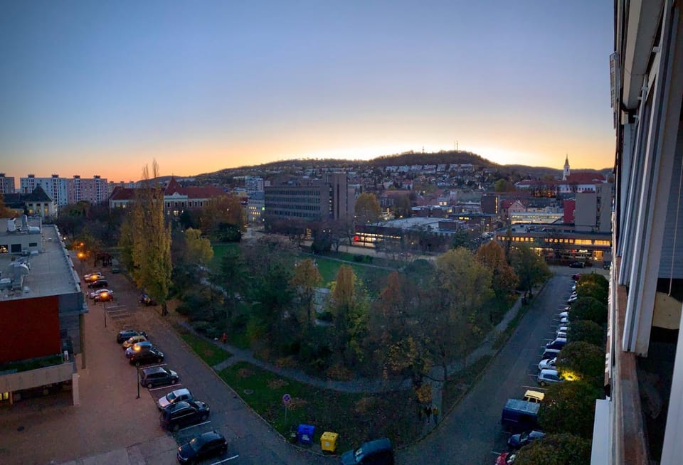 Natural landscape, City view, Street view, Sunset