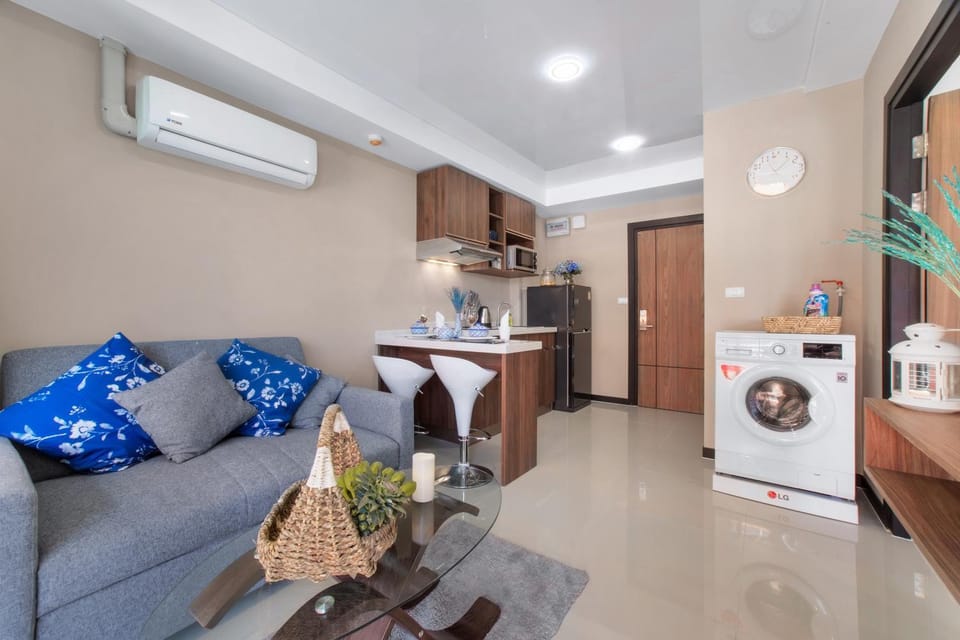 Kitchen or kitchenette, Living room, Other, Seating area, Dining area, washing machine, air conditioner