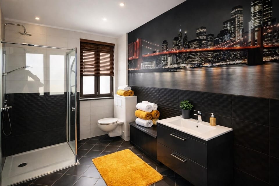 Apartament Brooklyn 2 pokojowy z prywatnym polem do gry w Mini Golf Apartment in West Pomeranian Voivodeship, Poland