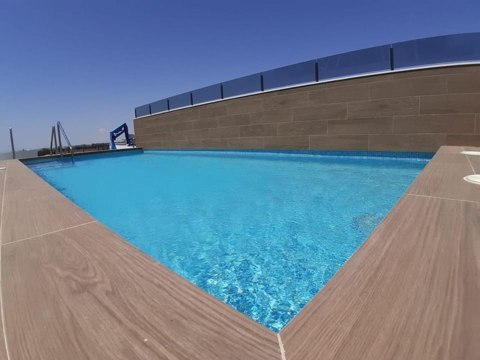 Bird's eye view, Pool view, Swimming pool