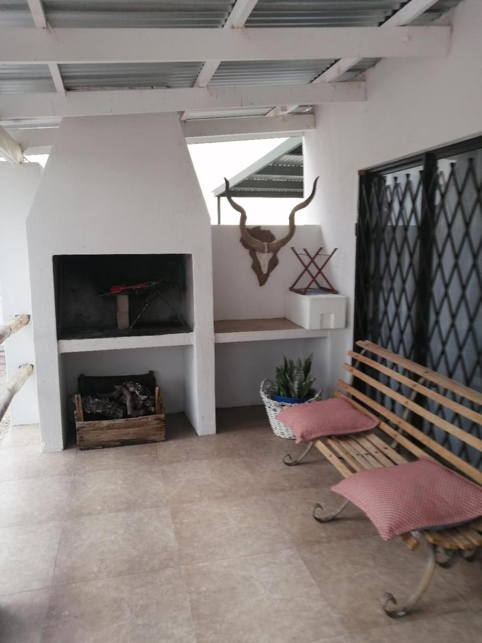 Patio, BBQ facilities, Seating area