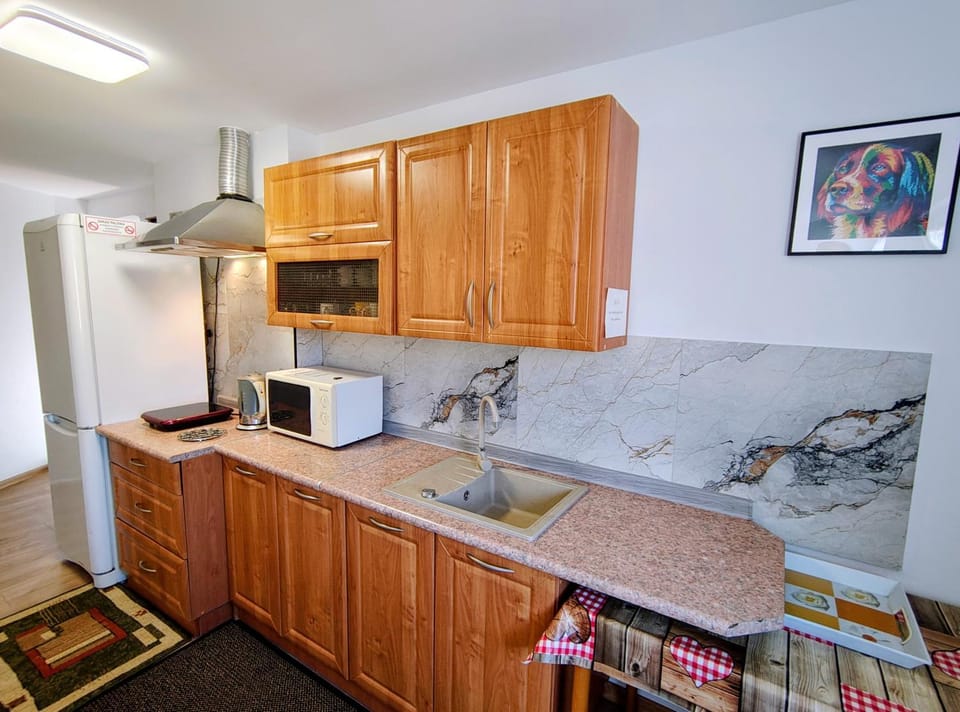 Kitchen or kitchenette, oven, stove