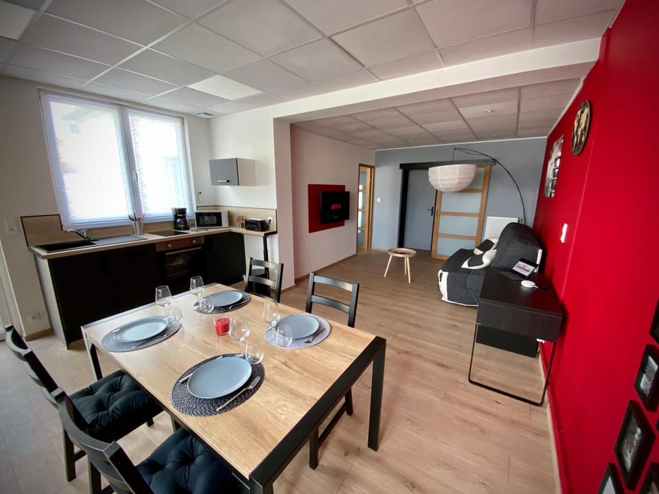 Logements équipés à Onnaing avec espace Balneo en OPTION proche Toyota, autoroute et Valenciennes Apartment in Hauts-de-France