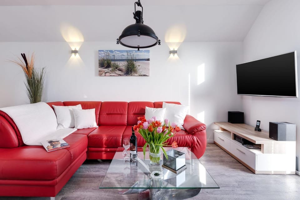 Fewo-Kapitaen-James-Cook-Olpenitz-E-Ladesaeule-Allergiker-Wasserbett Apartment in Kappeln