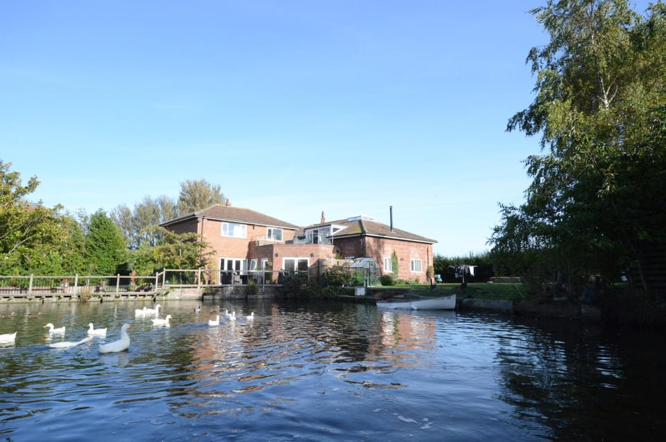 Property building, Natural landscape, Lake view