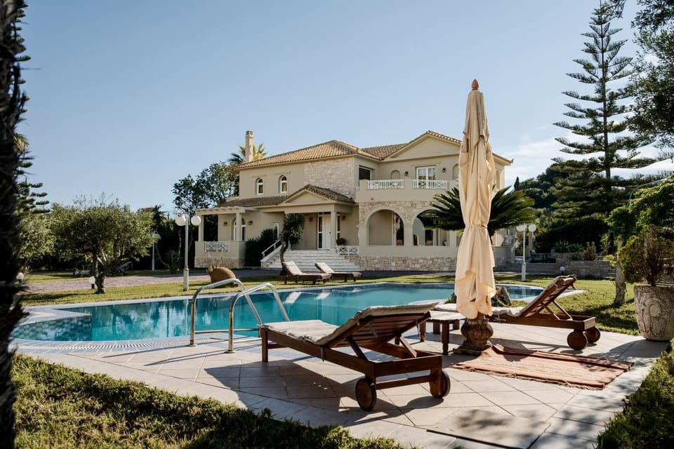 Property building, Patio, Garden, Garden view, Pool view, Swimming pool