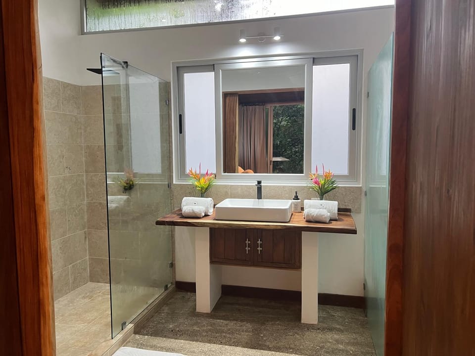Shower, Bathroom, towels