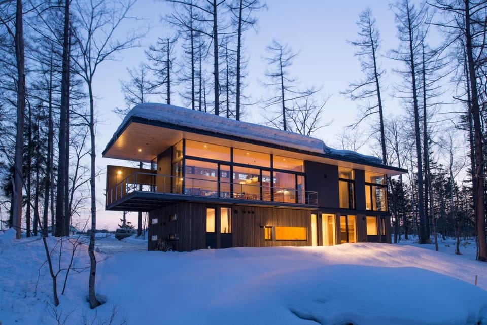 Property building, Natural landscape, Winter