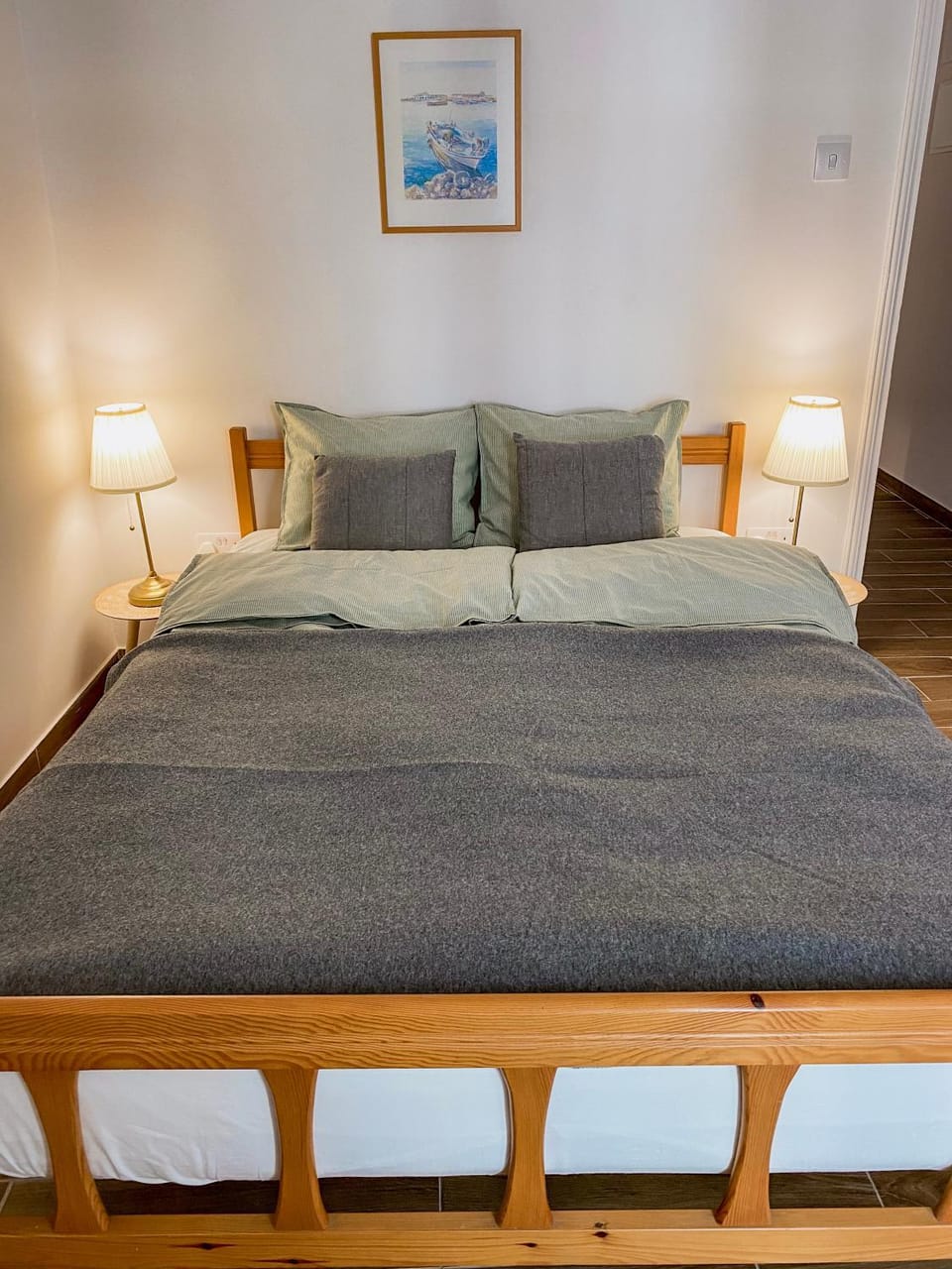 Bed, Decorative detail, Bedroom