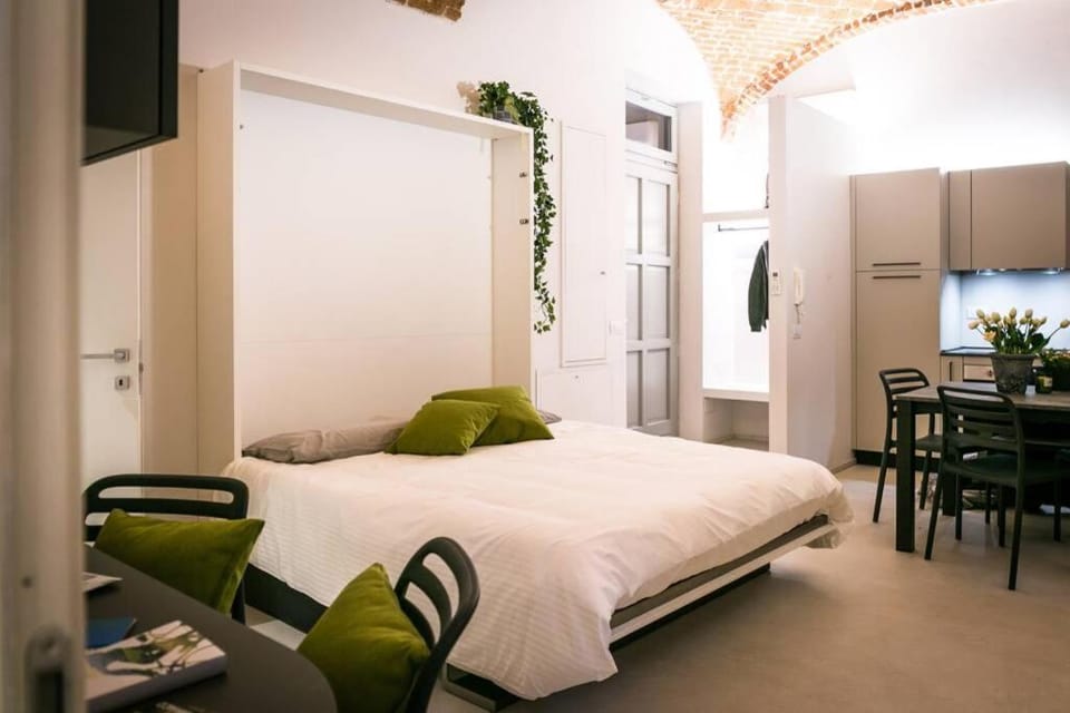 Bed, Living room, Photo of the whole room