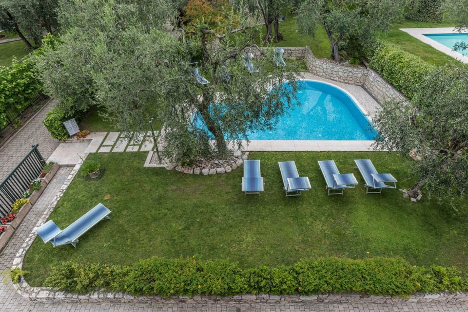 Property building, Living room, Swimming pool