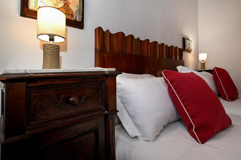 Bed, Decorative detail, Bedroom