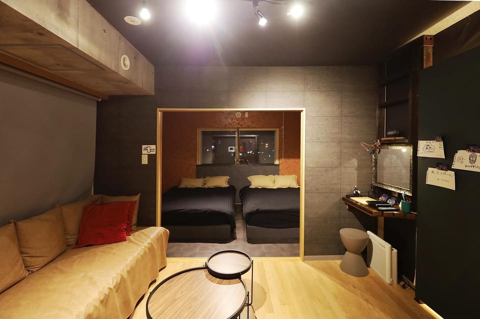 Living room, Bedroom