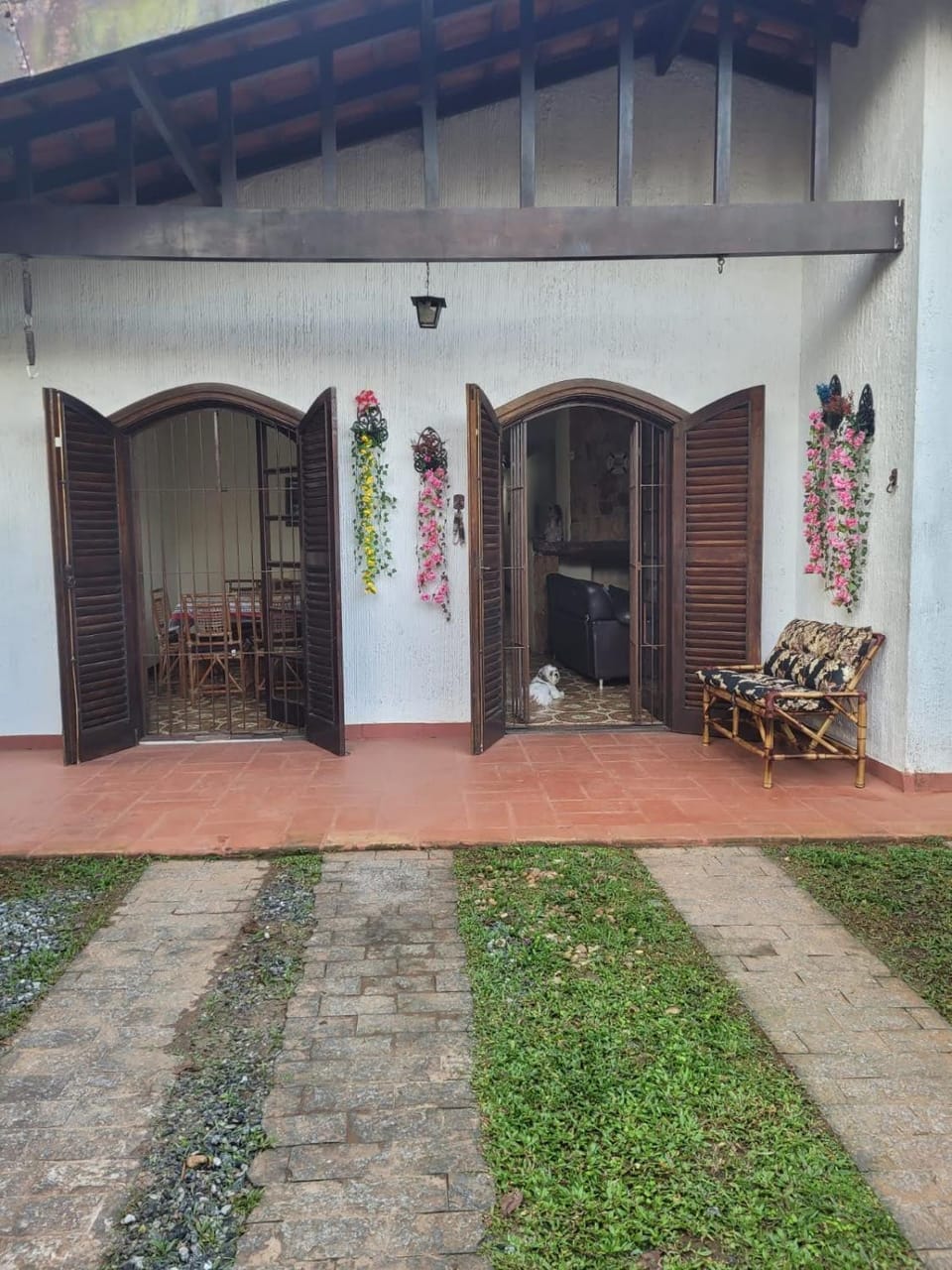 Casa 5 quartos ar cond piscina churrasqueira a 550 m da praia House in State of São Paulo