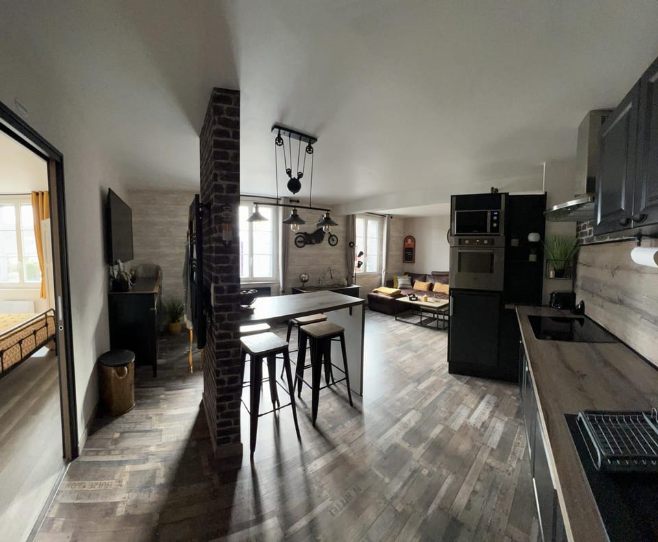 Le velocipede Apartment in Normandy