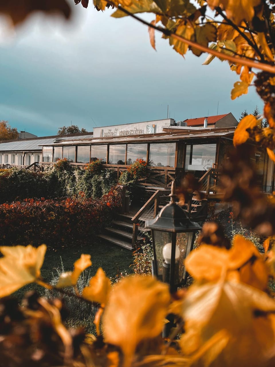 Property building, Restaurant/places to eat, Day, Natural landscape, Garden, View (from property/room), Balcony/Terrace, Garden view