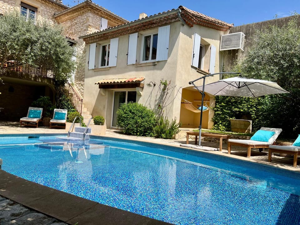Patio, Pool view