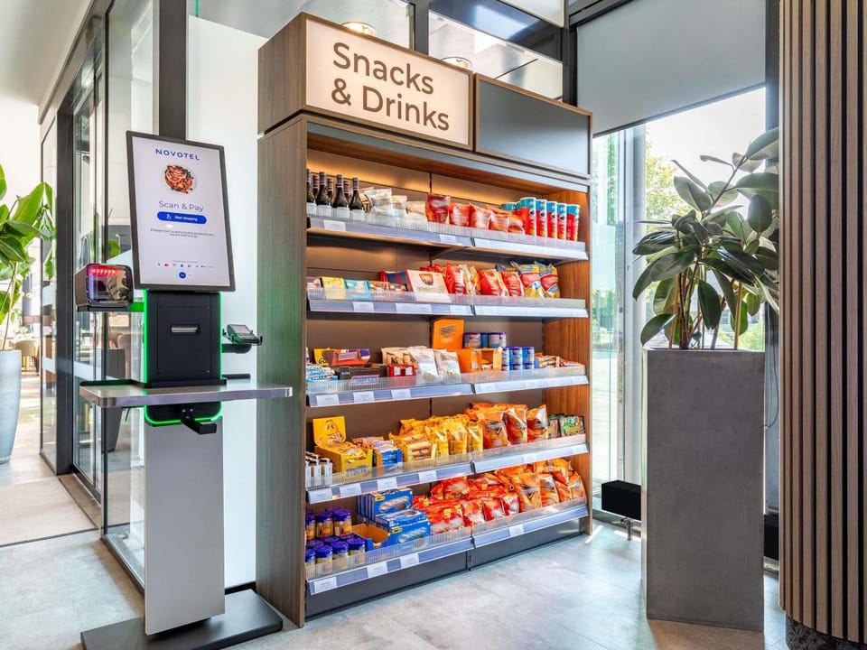 Property building, vending machine