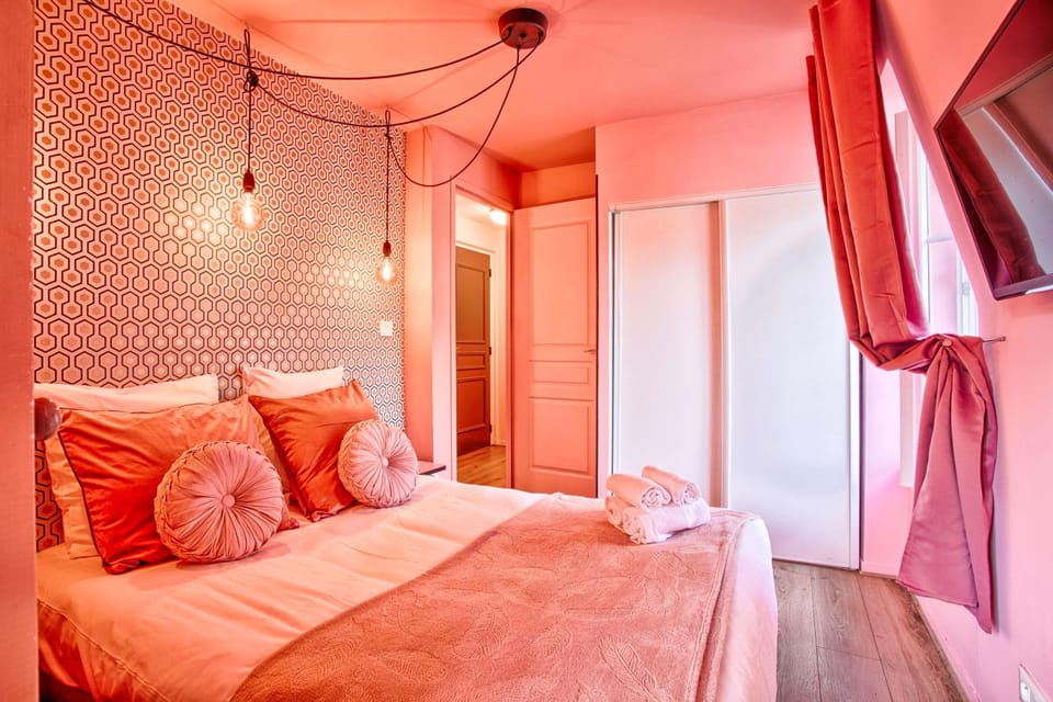 La Bonbonnière, Bleue ou Rose Apartment in Caen