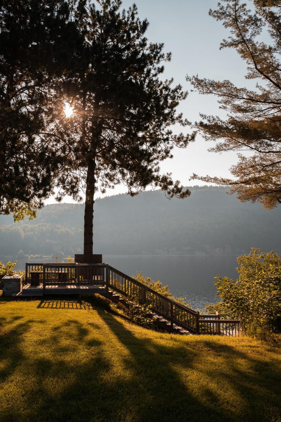 Day, Natural landscape, Mountain view, River view, Sunrise