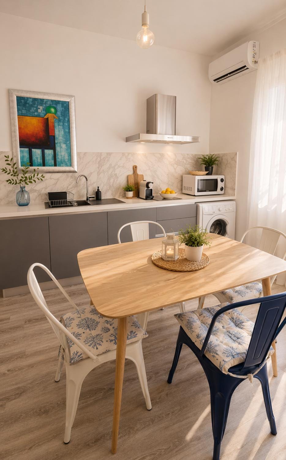 Kitchen or kitchenette, Living room, Seating area, Dining area, oven, stove