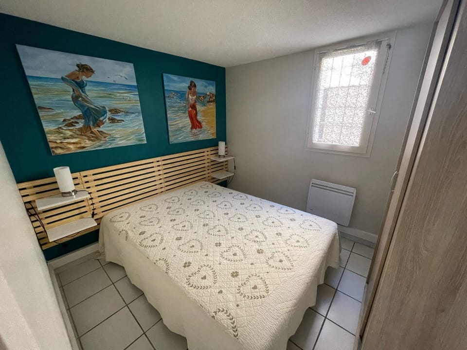 Belle villa 5 couchages terrasse Sud parking dans résidence sécurisée piscine commune 400m de la mer LRJP102 Villa in Portiragnes