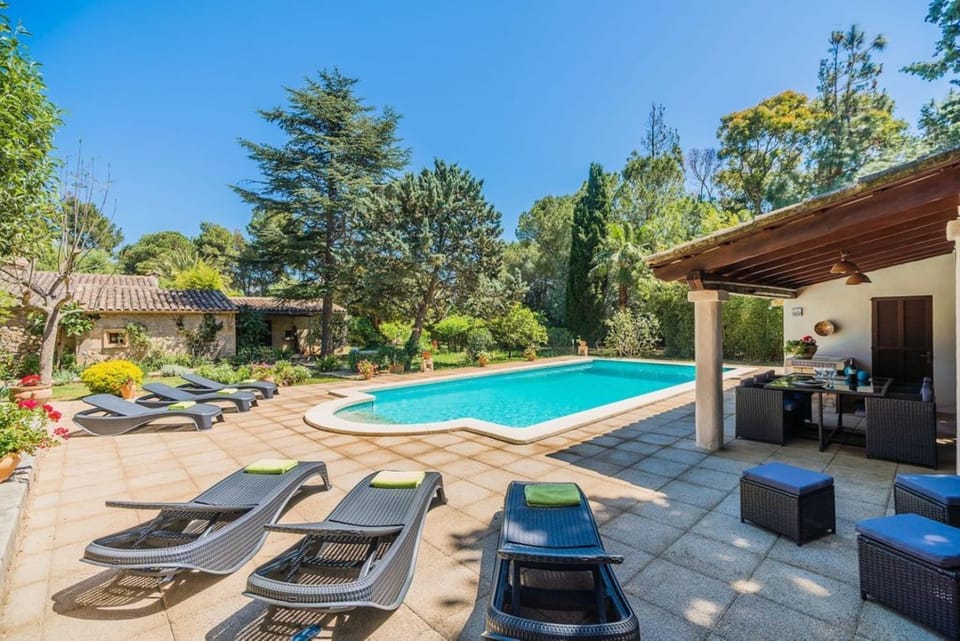 Property building, Living room, Swimming pool