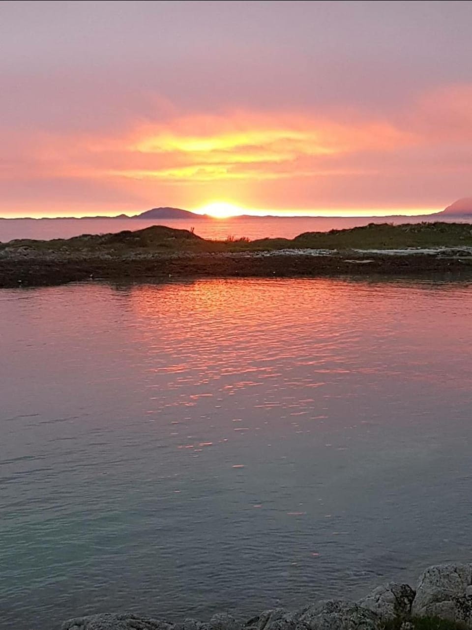 Off site, Night, Summer, Sunset