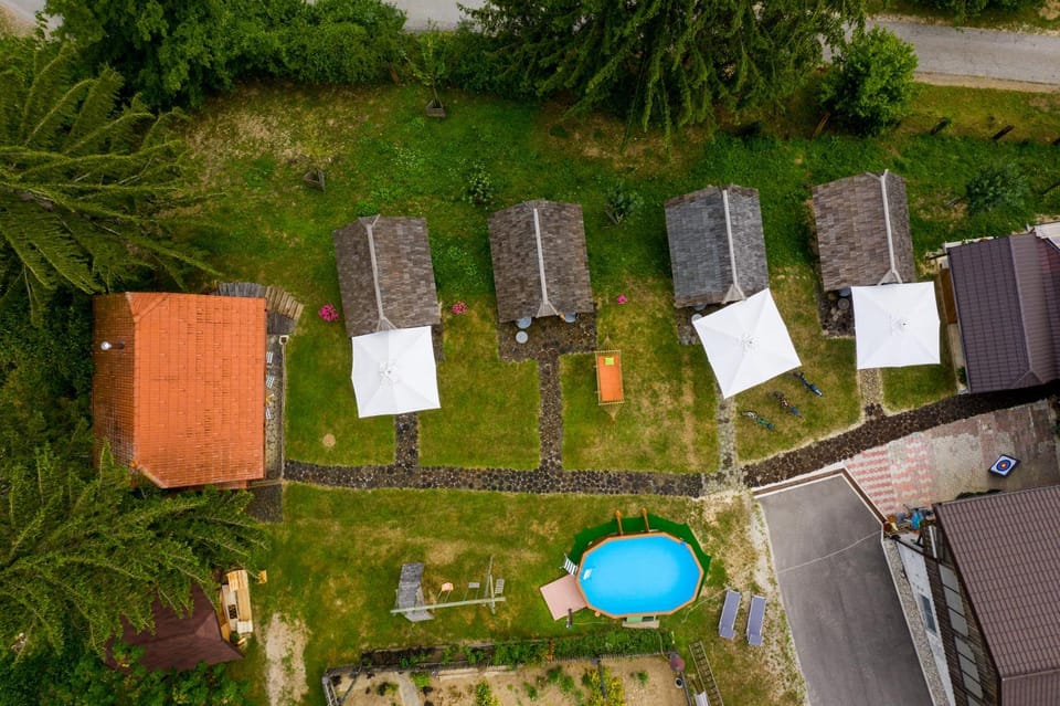 Bird's eye view, Swimming pool, Inner courtyard view