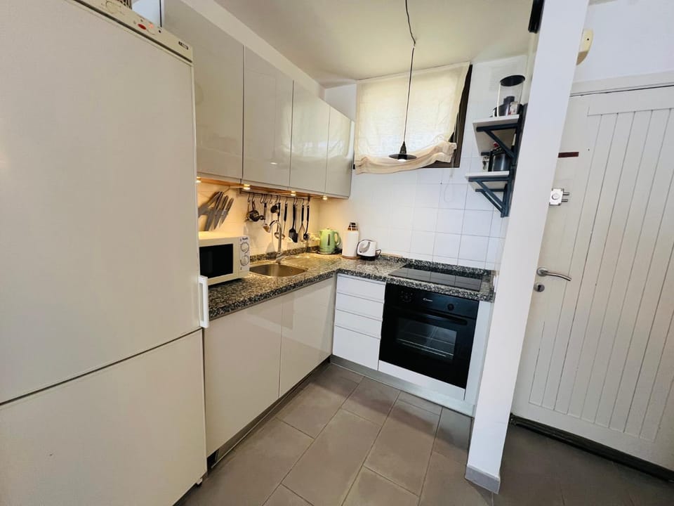Kitchen or kitchenette, toaster
