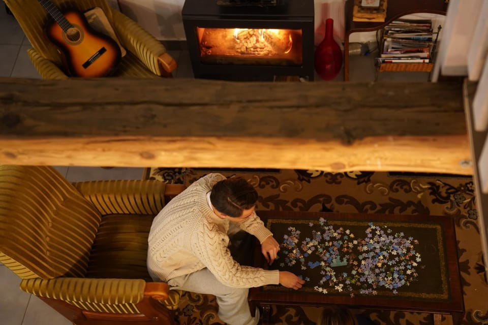Communal lounge/ TV room, fireplace