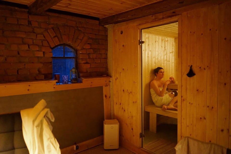 Sauna, Sauna, group of guests
