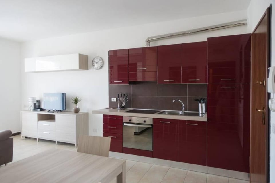 Kitchen or kitchenette, Living room, Seating area