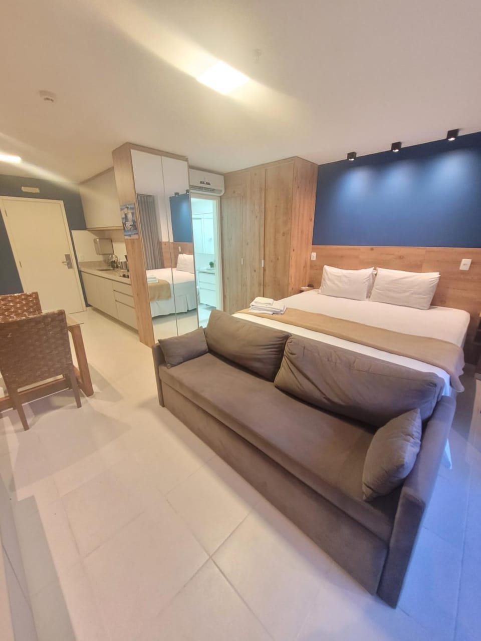 Bed, Living room, Photo of the whole room, Seating area, Bedroom, wardrobe