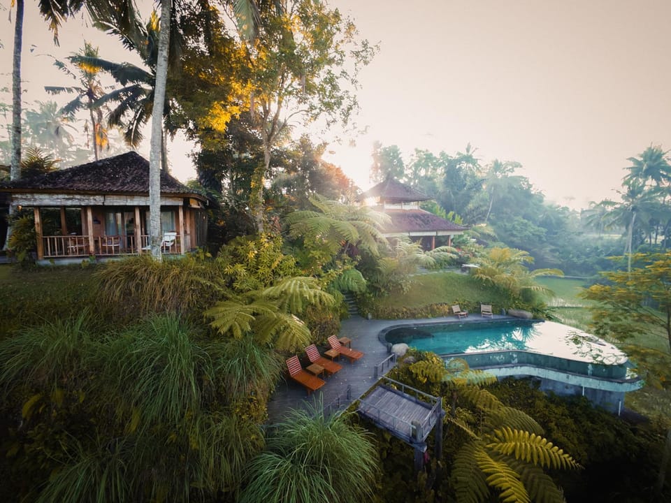 Natural landscape, Garden, Balcony/Terrace, Pool view, Swimming pool